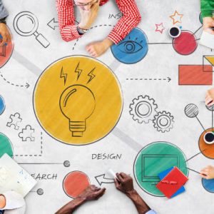 Light Bulb Ideas Creative Diagram Concept